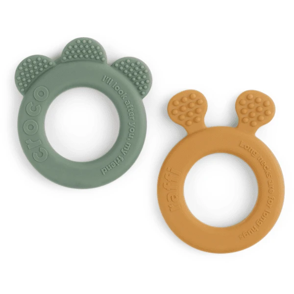 2 Gryzaki, Kolor: Zółty / Zielony - Done By Deer 1 2 Gryzaki, Kolor: Zółty / Zielony - Done By Deer