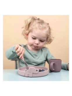 Done By Deer 3er-Set: Besteck "Deer Friends" In Rosa -Babywereld Deer Kortingen done by deer 3er set besteck deer friends in rosa 3