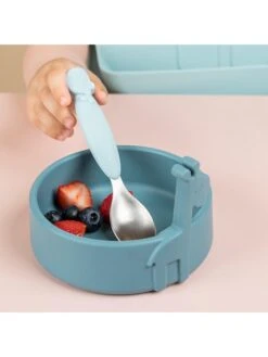 Done By Deer 3tlg. Esslern-Set "Deer Friends" In Hellblau/ Blau -Babywereld Deer Kortingen done by deer 3tlg esslern set deer friends in hellblau blau 7