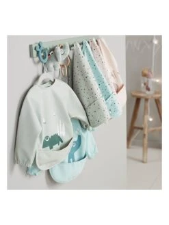 Done By Deer Ärmellätzchen "Happy Dots" In Hellblau -Babywereld Deer Kortingen done by deer armellatzchen happy dots in hellblau 3