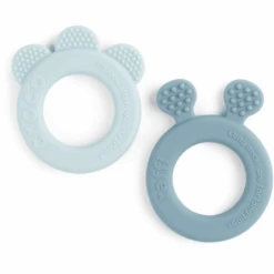 Done By Deer™ Beißring 2-er Pack Deer Friends Blau