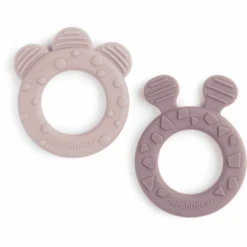 Done By Deer™ Beißring 2-er Pack Deer Friends Rosa