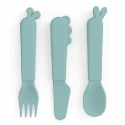 Done By Deer™ Besteck-Set Kiddish Deer Friends Blau