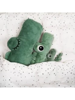 Done By Deer Bettwäsche-Set "Croco" In Weiß -Babywereld Deer Kortingen done by deer bettwasche set croco in weiss 2