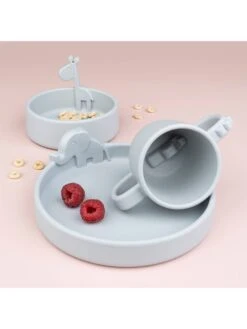 Done By Deer Esslernschale "Raffi" In Grau - Ø 11,5 Cm - 275 Ml -Babywereld Deer Kortingen done by deer esslernschale raffi in grau o 11 5 cm 275 ml 4