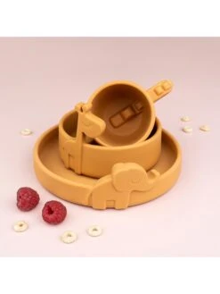 Done By Deer Esslernschale "Raffi" In Senf - Ø 11,5 Cm - 275 Ml -Babywereld Deer Kortingen done by deer esslernschale raffi in senf o 11 5 cm 275 ml 3