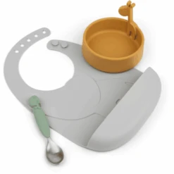 Done By Deer™ Geschirr-Set Peekaboo First Meal In Bunt