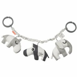 Done By Deer™ Kinderwagenkette Deer Friends, Grau