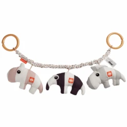 Done By Deer™ Kinderwagenkette Deer Friends, Rosa