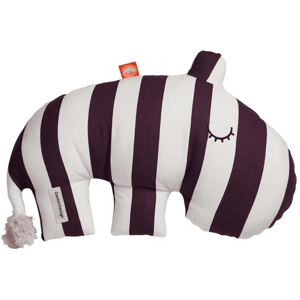 Done By Deer™ Kuscheltier Nilpferd Ozzo, Dunkelrosa/weiß 1 Done By Deer™ Kuscheltier Nilpferd Ozzo, Dunkelrosa/weiß