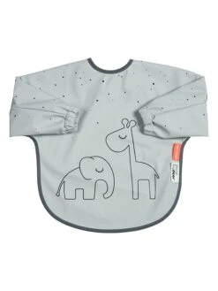 Done By Deer Lätzchen "Dreamy Dots" In Grau - (L)39 Cm