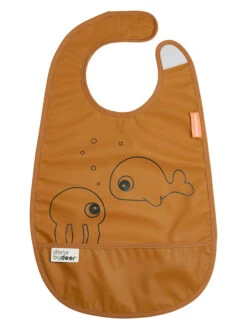 Done By Deer Lätzchen "Sea Friends" In Ocker - (L)42 X (B)27,5 Cm