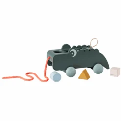 Done By Deer™ Nachziehwagen Krokodil Croco, Grün