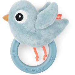 Done By Deer™ Rassel Mit Beißring Birdee Blau