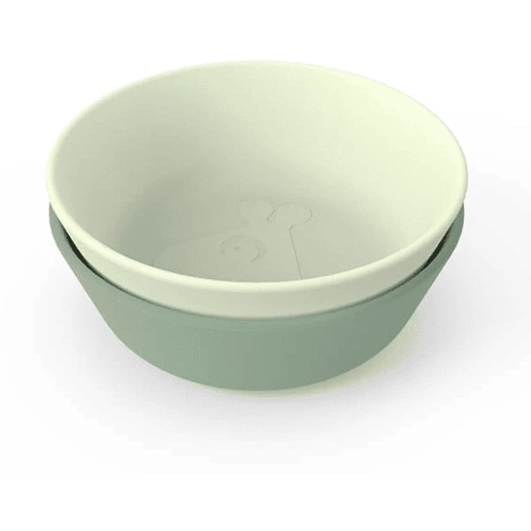 Done By Deer™ Schüssel Kiddish 2-er Pack Raffi Grün 1 Done By Deer™ Schüssel Kiddish 2-er Pack Raffi Grün