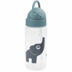 Done By Deer™ Trinkflasche Mit Strohhalm Elphee Blau