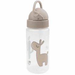 Done By Deer™ Trinkflasche Mit Strohhalm Lalee Sand