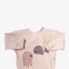 Done By Deer Sleeved Bib 6-18m Sea Friends - POWDER