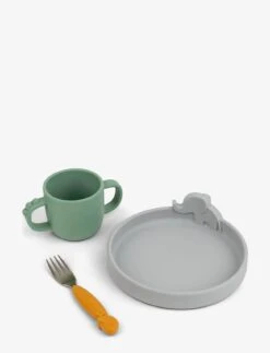 Done By Deer Peekaboo Dinner Set Deer Friends - COLOUR MIX