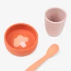 Done By Deer Silicone First Meal Set - PAPAYA