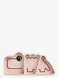 Done By Deer Silicone Stick&Stay Snackplate Croco - POWDER