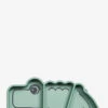 Done By Deer Silicone Stick&Stay Snackplate Croco - GREEN