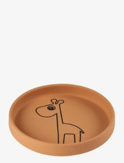 Done By Deer Silicone Plate Raffi - MUSTARD