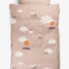 Done By Deer Bedlinen Junior DK GOTS Happy Clouds - POWDER