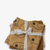 Done By Deer Burp Cloth 3-pack Deer Friends - MUSTARD