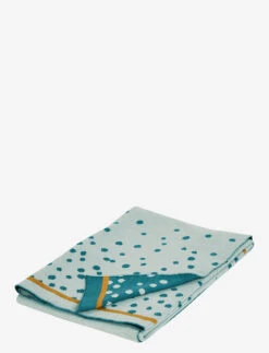 Done By Deer Striktæppe Happy Dots Blå - BLUE