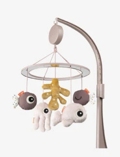 Done By Deer Musical Mirror Mobile Sea Friends - POWDER