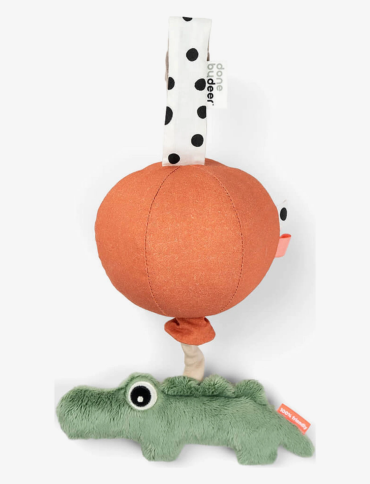 Done By Deer Musical Toy Happy Clouds Croco - GREEN 1 Done By Deer Musical Toy Happy Clouds Croco - GREEN